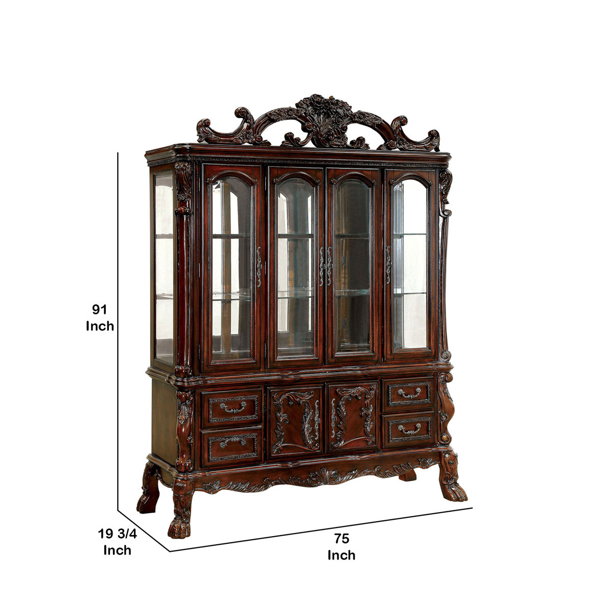 Astoria Grand Arbyrd 75'' Wide Solid Wood Dining Hutch Wayfair